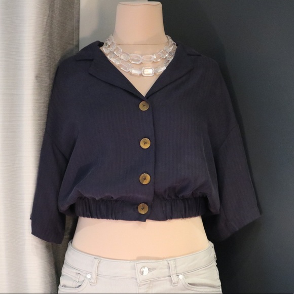 Navy blue dress shirt - Picture 1 of 1